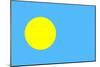 Palau National Flag Poster Print-null-Mounted Poster