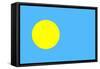 Palau National Flag-null-Framed Stretched Canvas