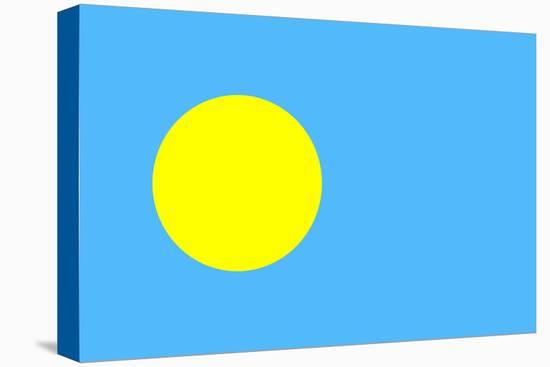 Palau National Flag-null-Stretched Canvas