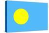 Palau National Flag-null-Stretched Canvas