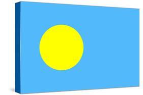 Palau National Flag-null-Stretched Canvas