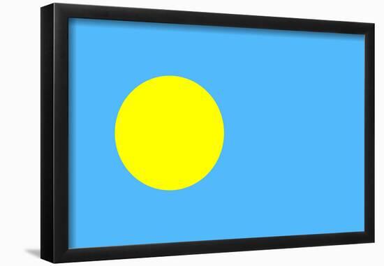 Palau National Flag-null-Framed Poster