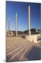 Palau Sant Jordi hall, architect Arata Isozaki, Olympic Stadium complex, Placa d'Europa, Montjuic, -Markus Lange-Mounted Photographic Print