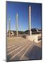 Palau Sant Jordi hall, architect Arata Isozaki, Olympic Stadium complex, Placa d'Europa, Montjuic, -Markus Lange-Mounted Photographic Print