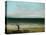 Palavas or the Artist by the Sea, 1854-Gustave Courbet-Stretched Canvas