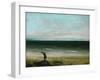 Palavas or the Artist by the Sea, 1854-Gustave Courbet-Framed Giclee Print