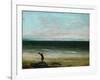 Palavas or the Artist by the Sea, 1854-Gustave Courbet-Framed Giclee Print