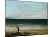 Palavas or the Artist by the Sea, 1854-Gustave Courbet-Mounted Giclee Print