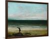 Palavas or the Artist by the Sea, 1854-Gustave Courbet-Framed Giclee Print