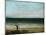 Palavas or the Artist by the Sea, 1854-Gustave Courbet-Mounted Giclee Print