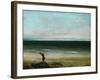 Palavas or the Artist by the Sea, 1854-Gustave Courbet-Framed Giclee Print