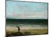 Palavas or the Artist by the Sea, 1854-Gustave Courbet-Mounted Premium Giclee Print