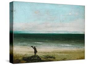 Palavas.-Gustave Courbet-Stretched Canvas