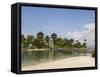 Palawan Beach, Sentosa Island, Singapore, Southeast Asia-Pearl Bucknall-Framed Stretched Canvas