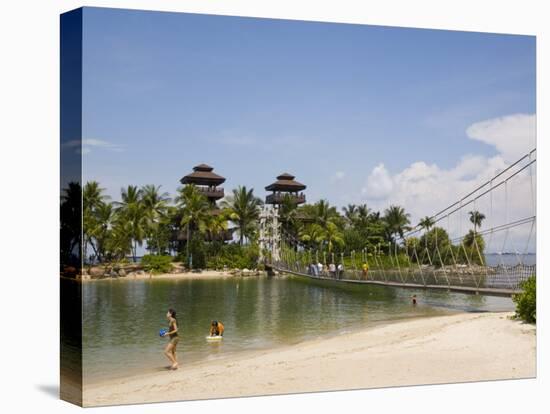 Palawan Beach, Sentosa Island, Singapore, Southeast Asia-Pearl Bucknall-Stretched Canvas