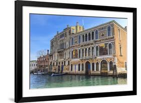 Palazzo Barbaragio, bathed in afternoon sun in winter, Grand Canal, Venice, UNESCO World Heritage S-Eleanor Scriven-Framed Photographic Print