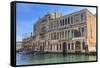 Palazzo Barbaragio, bathed in afternoon sun in winter, Grand Canal, Venice, UNESCO World Heritage S-Eleanor Scriven-Framed Stretched Canvas