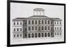 Palazzo Barberini on the Quirinale, Finished 1630, from "Palazzi Di Roma," Part I, Published 1655-Pietro Or Falda Ferrerio-Framed Giclee Print