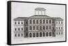 Palazzo Barberini on the Quirinale, Finished 1630, from "Palazzi Di Roma," Part I, Published 1655-Pietro Or Falda Ferrerio-Framed Stretched Canvas