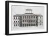 Palazzo Barberini on the Quirinale, Finished 1630, from "Palazzi Di Roma," Part I, Published 1655-Pietro Or Falda Ferrerio-Framed Giclee Print