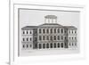 Palazzo Barberini on the Quirinale, Finished 1630, from "Palazzi Di Roma," Part I, Published 1655-Pietro Or Falda Ferrerio-Framed Giclee Print