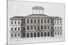 Palazzo Barberini on the Quirinale, Finished 1630, from "Palazzi Di Roma," Part I, Published 1655-Pietro Or Falda Ferrerio-Mounted Giclee Print