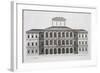 Palazzo Barberini on the Quirinale, Finished 1630, from "Palazzi Di Roma," Part I, Published 1655-Pietro Or Falda Ferrerio-Framed Giclee Print