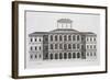 Palazzo Barberini on the Quirinale, Finished 1630, from "Palazzi Di Roma," Part I, Published 1655-Pietro Or Falda Ferrerio-Framed Giclee Print