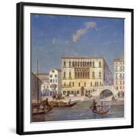 Palazzo Bernardo, 19th Century-Victor Adam-Framed Premium Giclee Print