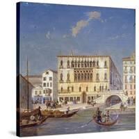 Palazzo Bernardo, 19th Century-Victor Adam-Stretched Canvas