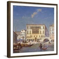 Palazzo Bernardo, 19th Century-Victor Adam-Framed Giclee Print