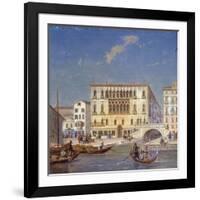 Palazzo Bernardo, 19th Century-Victor Adam-Framed Giclee Print