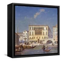 Palazzo Bernardo, 19th Century-Victor Adam-Framed Stretched Canvas