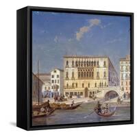 Palazzo Bernardo, 19th Century-Victor Adam-Framed Stretched Canvas