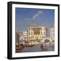 Palazzo Bernardo, 19th Century-Victor Adam-Framed Giclee Print