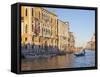 Palazzo Cavalli Franchetti From Accademia Bridge, Grand Canal, Venice, UNESCO World Heritage Site-Peter Barritt-Framed Stretched Canvas