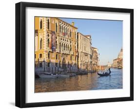 Palazzo Cavalli Franchetti From Accademia Bridge, Grand Canal, Venice, UNESCO World Heritage Site-Peter Barritt-Framed Premium Photographic Print