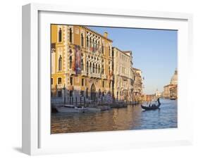 Palazzo Cavalli Franchetti From Accademia Bridge, Grand Canal, Venice, UNESCO World Heritage Site-Peter Barritt-Framed Photographic Print