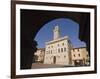 Palazzo Comunale, Montepulciano, Val D'Orcia, Siena Province, Tuscany, Italy, Europe-Pitamitz Sergio-Framed Photographic Print