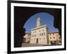 Palazzo Comunale, Montepulciano, Val D'Orcia, Siena Province, Tuscany, Italy, Europe-Pitamitz Sergio-Framed Photographic Print