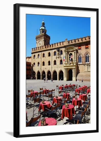 Palazzo Comunale, Piazza Maggiore, Bologna, Emilia-Romagna, Italy, Europe-Bruno Morandi-Framed Photographic Print