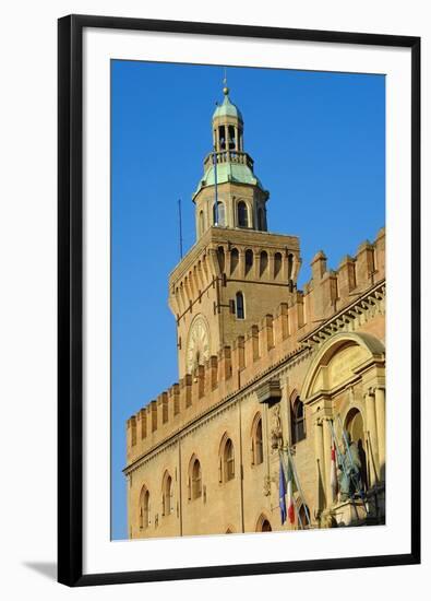 Palazzo Comunale, Piazza Maggiore, Bologna, Emilia-Romagna, Italy, Europe-Bruno Morandi-Framed Photographic Print