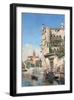 Palazzo Contarini, Venice-Jose Gallegos Arnosa-Framed Giclee Print