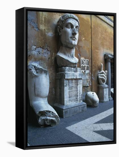 Palazzo Dei Conservatori, Rome, Lazio, Italy, Europe-Hans Peter Merten-Framed Stretched Canvas