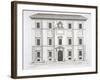 Palazzo Del Collegio De Propaganda Fide, from "Palazzi Di Roma," Part II, Published 1670s-Pietro Or Falda Ferrerio-Framed Giclee Print