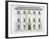 Palazzo Del Collegio De Propaganda Fide, from "Palazzi Di Roma," Part II, Published 1670s-Pietro Or Falda Ferrerio-Framed Giclee Print