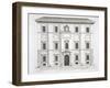 Palazzo Del Collegio De Propaganda Fide, from "Palazzi Di Roma," Part II, Published 1670s-Pietro Or Falda Ferrerio-Framed Giclee Print