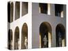Palazzo Della Civilta Di Lavoro, Eur, Lazio, Italy-Oliviero Olivieri-Stretched Canvas