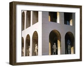 Palazzo Della Civilta Di Lavoro, Eur, Lazio, Italy-Oliviero Olivieri-Framed Photographic Print