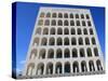 Palazzo Della Civilta Italiana, Eur, Rome, Lazio, Italy, Europe-Vincenzo Lombardo-Stretched Canvas